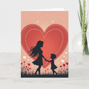 Cartão de Amor Silhueta Listrada Bond