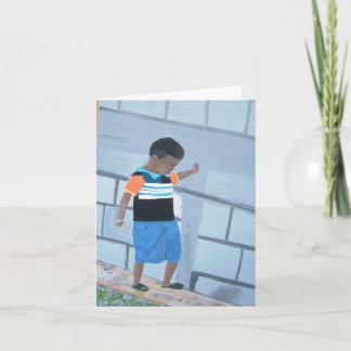 Cartão de "Andy" de justiça das canvas