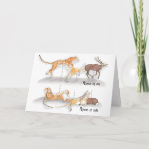 Cartão de animais muçulmanos