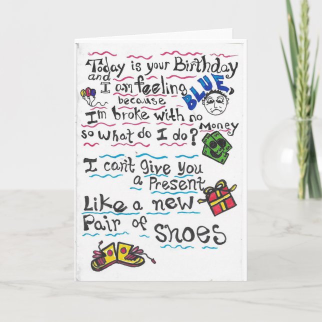 Cartão de Aniversário (Frente)