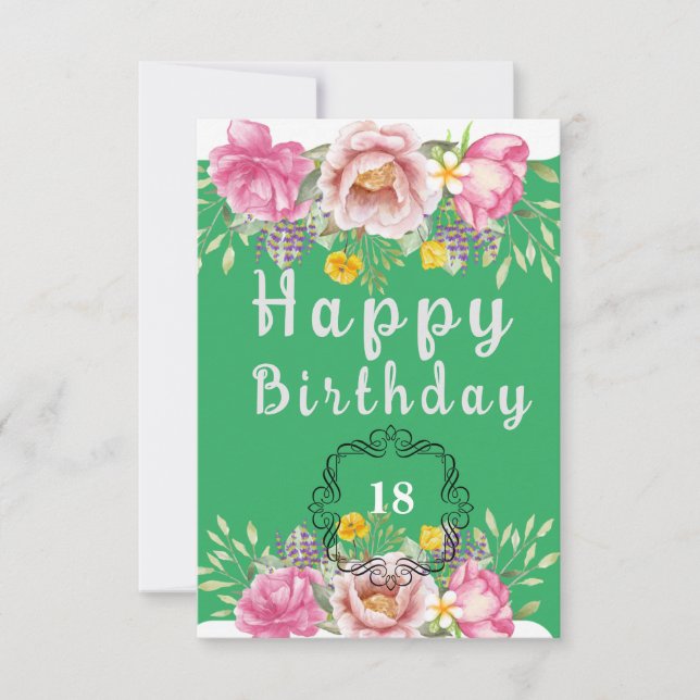 Cartão de Aniversário (Frente)