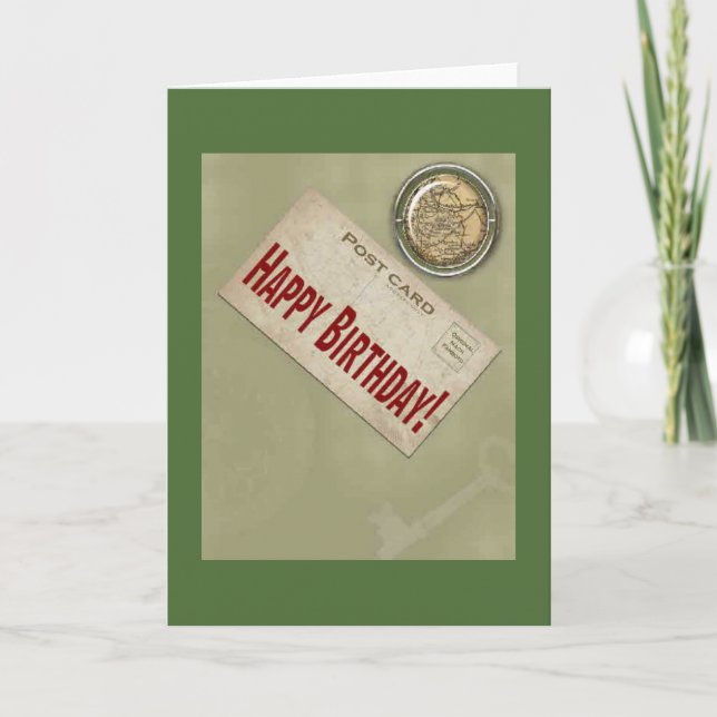 Cartão de aniversário (Frente)