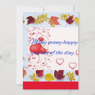 Cartão de aniversário.