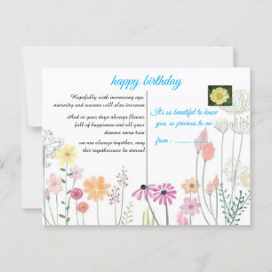 cartão de aniversário