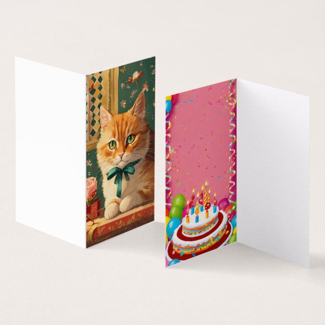 Cartão de Aniversário (Interior e exterior)