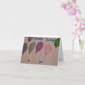 cartão de aniversário