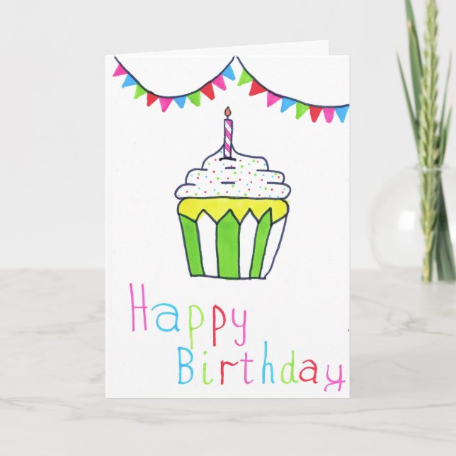 Cartão de aniversário (Frente)