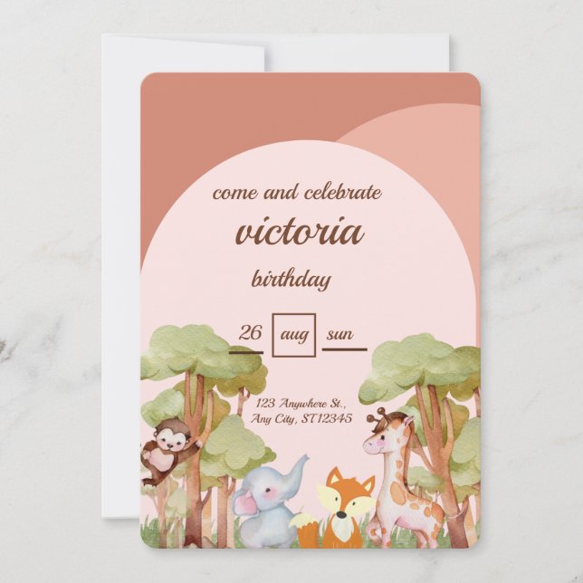 cartão de aniversário (Frente)