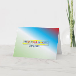 Cartão de Aniversário