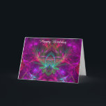 Cartão de aniversário<br><div class="desc">O Design de Atmosféricos Cosmos Odissey para o Cartão de Aniversário</div>