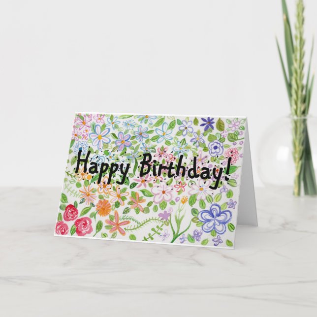 Cartão de Aniversário (Frente)