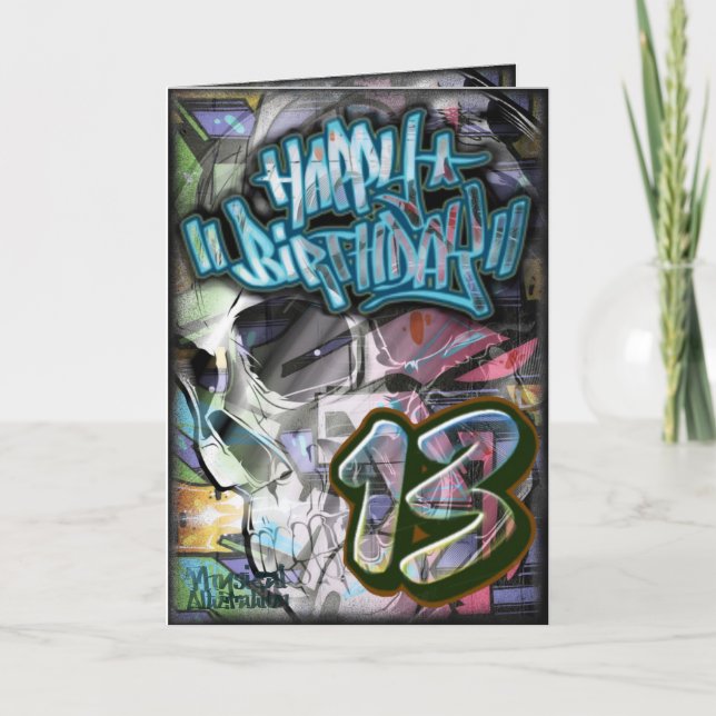 Cartão de aniversário 13 (Frente)