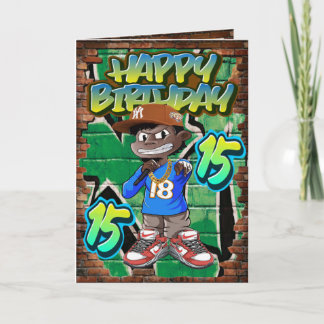 Cartão de aniversário 15