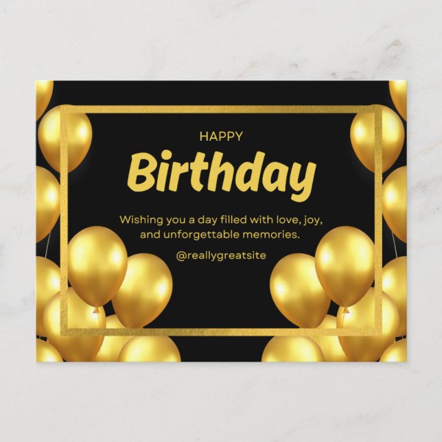 Cartão de Aniversário 2025 (Frente)