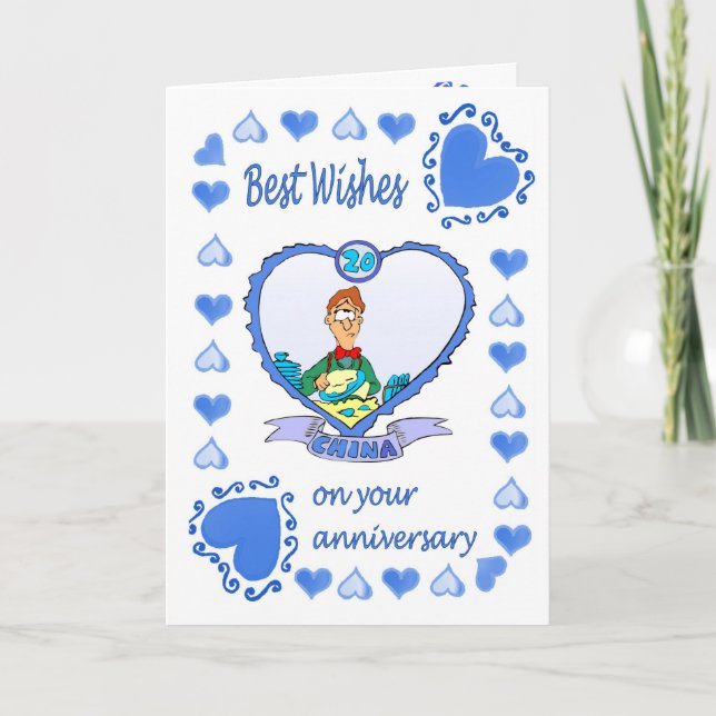 Cartão de aniversário 20 China (Frente)