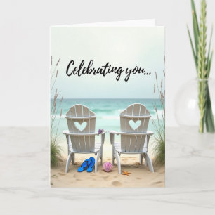 Cartão de Aniversário à Beira-Mar