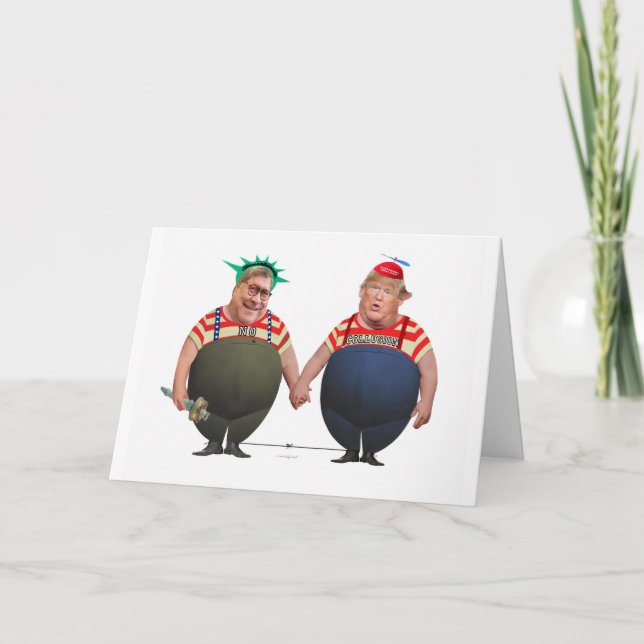 Cartão de Aniversário Abaixando a Barra (Frente)