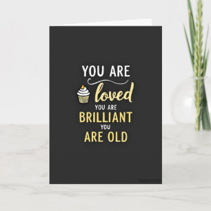 Cartão de Aniversário Amado Dourado