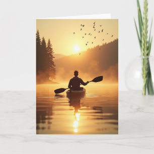 Cartão de Aniversário Amanhecer Luminoso