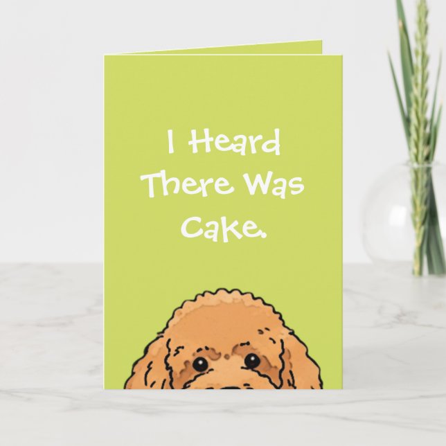 Cartão de Aniversário Amante de Cachorro | Design  (Frente)