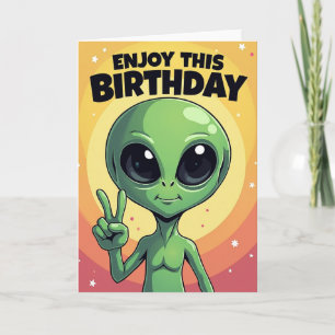 Cartão de Aniversário Amigo Luminoso