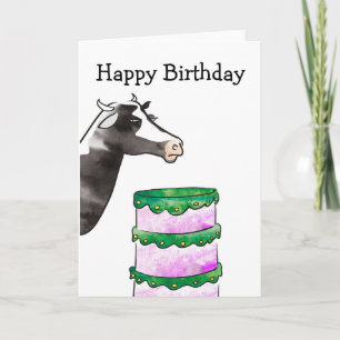 Cartão de aniversário animal