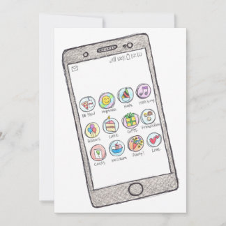 Cartão de Aniversário - Aplicações Bday