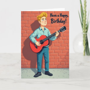 Cartão de Aniversário Artístico