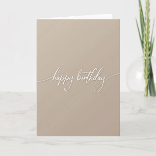 Cartão de Aniversário Artístico Fluido