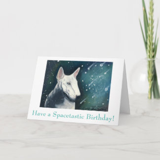 Cartão de aniversário asteróide