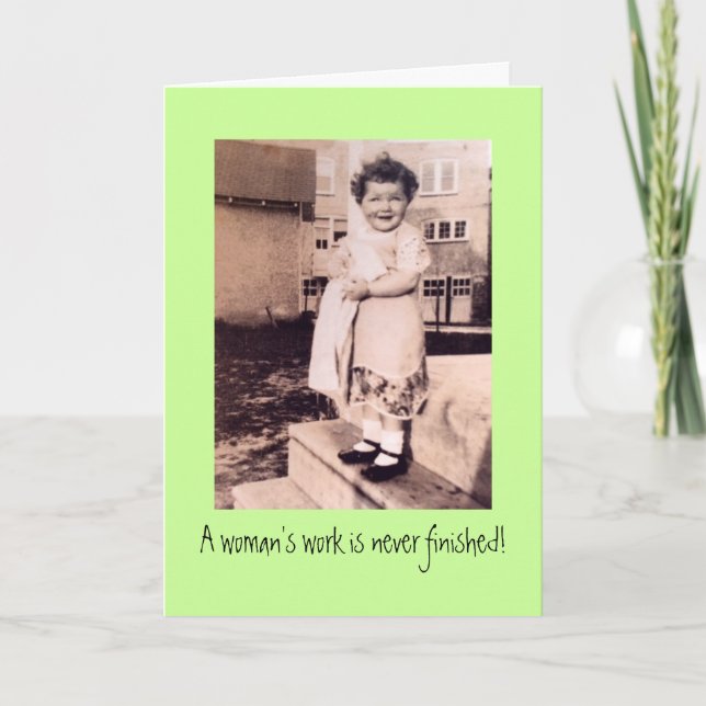 Cartão de aniversário atrasado (Frente)