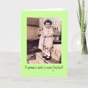 Cartão de aniversário atrasado