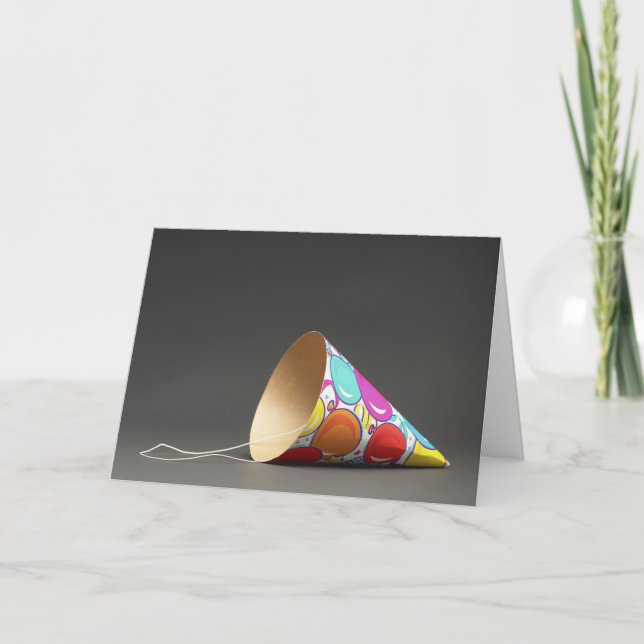 Cartão de Aniversário Atrasado, Chapéu Fpartidário (Frente)