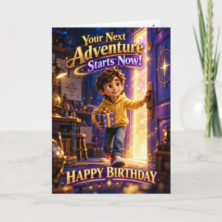 Cartão de Aniversário Aventura Ziggy AnimatedLabbs
