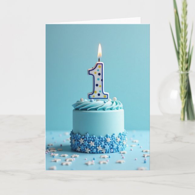 Cartão de Aniversário Azure (Frente)
