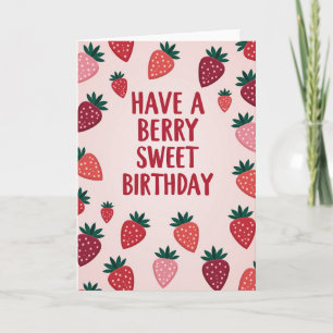 Cartão de Aniversário Berry Sweet