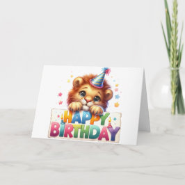 Cartão de Aniversário Bonito