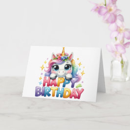 Cartão de Aniversário Bonito