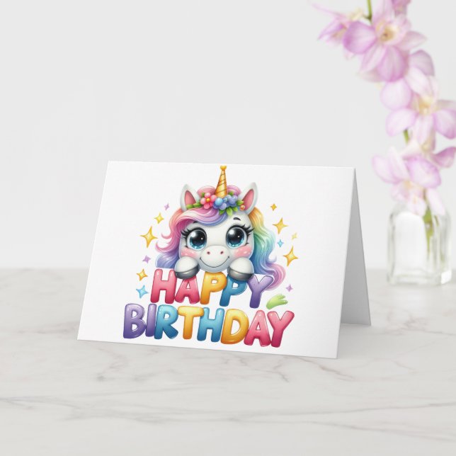 Cartão de Aniversário Bonito (Orquídea)