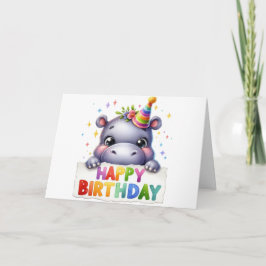 Cartão de Aniversário Bonito