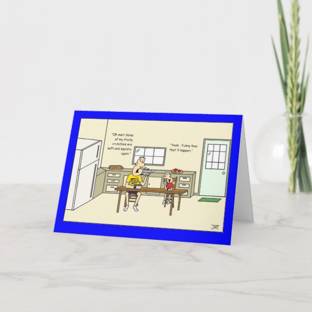 Cartão de Aniversário Booger Crunchies (Frente)