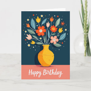 Cartão de Aniversário Bouquet Bloom
