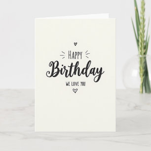 Cartão de Aniversário Brilhante