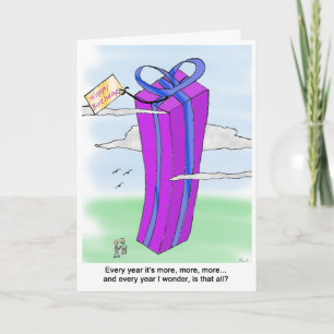 Cartão de Aniversário cada vez mais engraçado