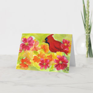 Cartão de Aniversário Cardeal