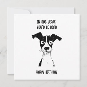 Cartão de Aniversário Cartão de aniversário engraç