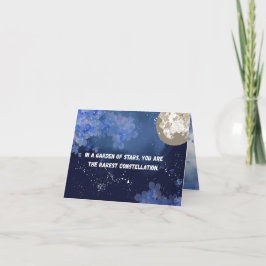 Cartão de Aniversário Celestial
