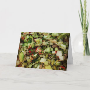 Cartão de aniversário "Ceviche"