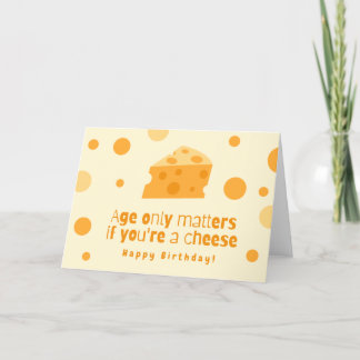Cartão de Aniversário Cheesy