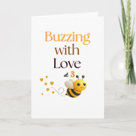 Cartão de Aniversário Cheio de Amor – Design de Ab
